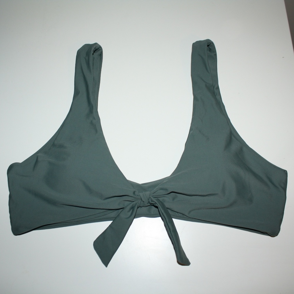 2 for $12 | NWOT Teal/Gray Bikini Top - SHEIN